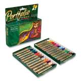 Crayola Portfolio Series Oil Pastels, 24 Assorted Colors, 24/Pack (523624)