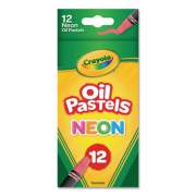 Crayola Neon Oil Pastels, 12 Assorted Colors, 12/Pack (524613)