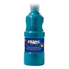 Prang Ready-to-Use Tempera Paint, Turquoise Blue, 16 oz Dispenser-Cap Bottle (X21619)