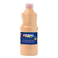 Prang Ready-to-Use Tempera Paint, Peach, 16 oz Dispenser-Cap Bottle (X21634)
