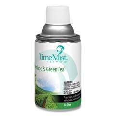 TimeMist Premium Metered Air Freshener Refill, Bamboo and Green Tea 6.6 oz Aerosol Spray, 12/Carton (1047606)