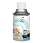 TimeMist Premium Metered Air Freshener Refill, Clean N Fresh, 6.6 oz Aerosol Spray, 12/Carton (1042771)