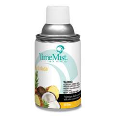 TimeMist Premium Metered Air Freshener Refill, Pina Colada, 5.3 oz Aerosol Spray, 12/Carton (1042690)