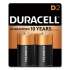 Duracell CopperTop Alkaline D Batteries, 2/Pack (MN1300B2Z)