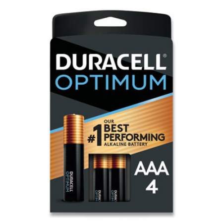 Duracell Optimum Alkaline AAA Batteries, 4/Pack (OPT2400B4PRT)