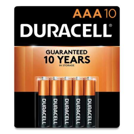 Duracell CopperTop Alkaline AAA Batteries, 10/Pack (MN2400B10Z)