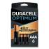 Duracell Optimum Alkaline AAA Batteries, 6/Pack (OPT2400B6PRT)