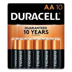 Duracell CopperTop Alkaline AA Batteries, 10/Pack (MN1500B10Z)