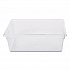 Food/Tote Boxes, 12.5 gal, 26 x 18 x 9, Clear, Plastic (3300CLE)