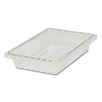 Food/Tote Boxes, 5 gal, 12 x 18 x 9, Clear, Plastic (3304CLE)