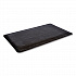 Cushion-Step Marbleized Rubber Mat, Rectangular, Black Smooth Surface, 36
