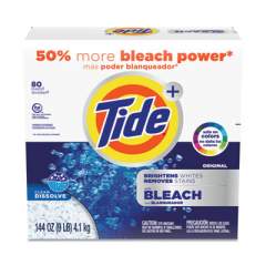 Laundry Detergent with Bleach, Tide Original Scent, Powder, 144 oz Box, 2/Carton (84998CT)