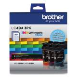 Brother LC4043PK INKvestment Ink, 750 Page-Yield, Cyan/Magenta/Yellow, 3/Pack (LC4043PKS)