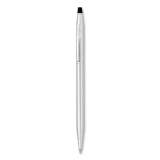 Cross Classic Century Twist-Action Ballpoint Pen, Retractable, Medium 1 mm, Black Ink, Chrome Barrel (3502)