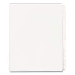 Avery Blank Tab Legal Exhibit Index Divider Set, 25-Tab, Letter, White, Set of 25 (11959)