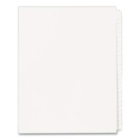 Avery Blank Tab Legal Exhibit Index Divider Set, 25-Tab, Letter, White, Set of 25 (11959)