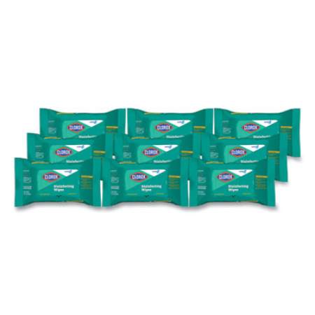 Clorox Disinfecting Wipes, On The Go Pack, Fresh Scent, 7.25 x 7, 70/Pack, 9 Packs/Carton (60034W)