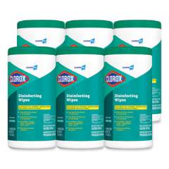 Clorox Disinfecting Wipes, 7 x 8, Fresh Scent, 75/Canister, 6/Carton (15949CT)