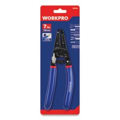 Workpro Tapered Nose Spring-Loaded Multi-Purpose Wiring Tool, SAE Bolt, AWG/Metric Wire, 7" Long, Metal, Blue/Red Soft-Grip Handle (W091005WE)