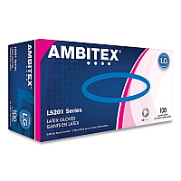 L5201 Series Powder-Free Latex Gloves, Large, 4 mil Thick, 9" Long, Cream, 100/Box (LLG5201)
