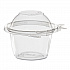 ClearPac SafeSeal Tamper-Resistant, Tamper-Evident Containers, Snack Cup, Domed Lid, 8 oz, Clear, Plastic, 272/Carton (SC8D)