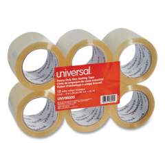 Universal Heavy-Duty Box Sealing Tape, 3" Core, 1.88" x 54.6 yds, Clear, 12/Box (96000)