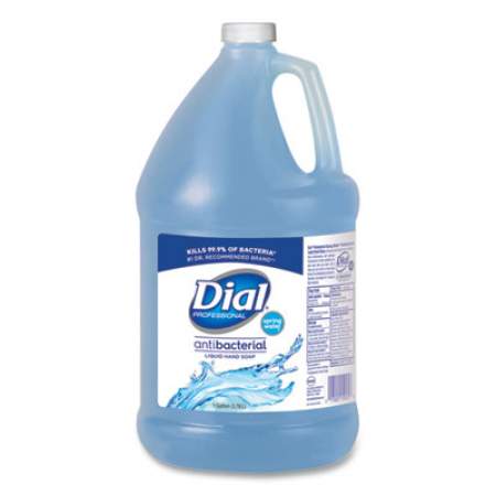 Dial Professional Antibacterial Liquid Hand Soap, Spring Water, 1 gal, 4/Carton (15926)
