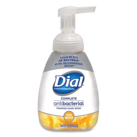 Dial Professional Antibacterial Foaming Hand Wash, Light Citrus, 7.5 oz Pump, 8/Carton (06001)