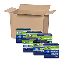 Dry Refill Cloths, 10.63 x 8, White, 32/Box, 6 Boxes/Carton (33407CT)