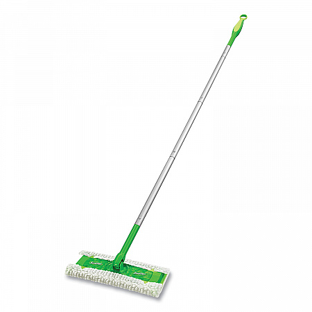 Sweeper Mop, 10 x 4.8 White Cloth Head, 46