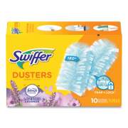 Swiffer Refill Dusters, DustLock Fiber, Light Blue, Lavender Vanilla Scent,10/Box,4 Boxes/Carton (21461CT)