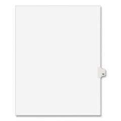 Preprinted Legal Exhibit Side Tab Index Dividers, Avery Style, 10-Tab, 16, 11 x 8.5, White, 25/Pack, (1016) (01016)