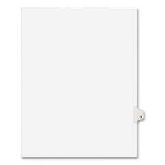 Preprinted Legal Exhibit Side Tab Index Dividers, Avery Style, 10-Tab, 19, 11 x 8.5, White, 25/Pack, (1019) (01019)