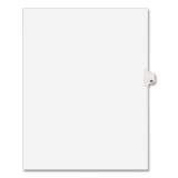 Preprinted Legal Exhibit Side Tab Index Dividers, Avery Style, 10-Tab, 36, 11 x 8.5, White, 25/Pack, (1036) (01036)