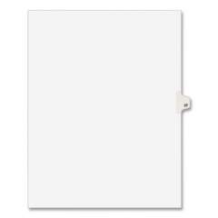 Preprinted Legal Exhibit Side Tab Index Dividers, Avery Style, 10-Tab, 37, 11 x 8.5, White, 25/Pack, (1037) (01037)