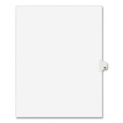 Preprinted Legal Exhibit Side Tab Index Dividers, Avery Style, 10-Tab, 39, 11 x 8.5, White, 25/Pack, (1039) (01039)