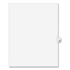 Preprinted Legal Exhibit Side Tab Index Dividers, Avery Style, 10-Tab, 40, 11 x 8.5, White, 25/Pack, (1040) (01040)
