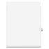 Preprinted Legal Exhibit Side Tab Index Dividers, Avery Style, 10-Tab, 41, 11 x 8.5, White, 25/Pack, (1041) (01041)