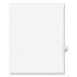 Preprinted Legal Exhibit Side Tab Index Dividers, Avery Style, 10-Tab, 42, 11 x 8.5, White, 25/Pack, (1042) (01042)
