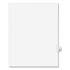 Preprinted Legal Exhibit Side Tab Index Dividers, Avery Style, 10-Tab, 44, 11 x 8.5, White, 25/Pack, (1044) (01044)