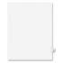 Preprinted Legal Exhibit Side Tab Index Dividers, Avery Style, 10-Tab, 47, 11 x 8.5, White, 25/Pack, (1047) (01047)