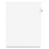 Preprinted Legal Exhibit Side Tab Index Dividers, Avery Style, 10-Tab, 54, 11 x 8.5, White, 25/Pack, (1054) (01054)