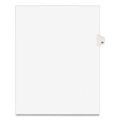 Preprinted Legal Exhibit Side Tab Index Dividers, Avery Style, 10-Tab, 58, 11 x 8.5, White, 25/Pack, (1058) (01058)