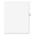 Preprinted Legal Exhibit Side Tab Index Dividers, Avery Style, 10-Tab, 60, 11 x 8.5, White, 25/Pack, (1060) (01060)