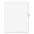 Preprinted Legal Exhibit Side Tab Index Dividers, Avery Style, 10-Tab, 61, 11 x 8.5, White, 25/Pack, (1061) (01061)