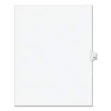 Preprinted Legal Exhibit Side Tab Index Dividers, Avery Style, 10-Tab, 63, 11 x 8.5, White, 25/Pack, (1063) (01063)