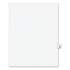 Preprinted Legal Exhibit Side Tab Index Dividers, Avery Style, 10-Tab, 68, 11 x 8.5, White, 25/Pack, (1068) (01068)