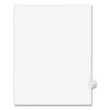 Preprinted Legal Exhibit Side Tab Index Dividers, Avery Style, 10-Tab, 71, 11 x 8.5, White, 25/Pack, (1071) (01071)
