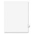 Preprinted Legal Exhibit Side Tab Index Dividers, Avery Style, 10-Tab, 71, 11 x 8.5, White, 25/Pack, (1071) (01071)