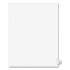 Preprinted Legal Exhibit Side Tab Index Dividers, Avery Style, 10-Tab, 75, 11 x 8.5, White, 25/Pack, (1075) (01075)